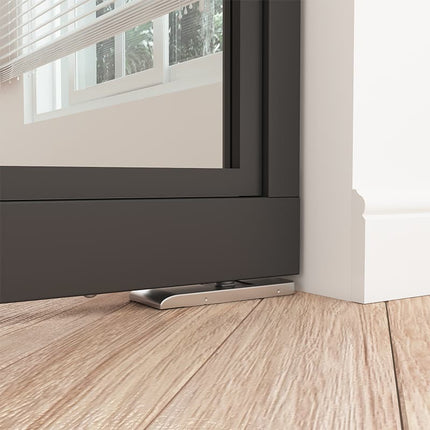 Dubbele Stalen Japandi Taatsdeuren –  231,5 × 199,2 - MAT ZWART
