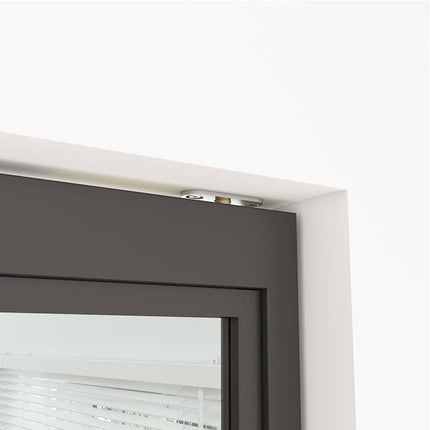 Dubbele Stalen Japandi Taatsdeuren –  231,5 × 199,2 - MAT ZWART