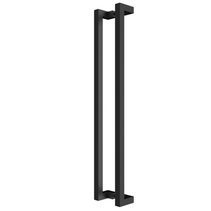 Stalen binnendeur Premium – Helder glas + kozijn – MAT ZWART